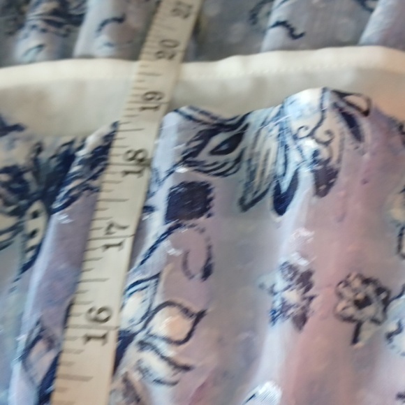 rachel zoe blue and white skirt, Lined | nwt | size Med, Elastic Waist - Picture 9 of 9